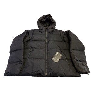 NWT Under Armour ColdGear Crinkle Down Jacket Womens Large Black 700 Fill Hooded